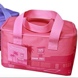 Trader Joes  mini insulated bag PINK ONLY nwt